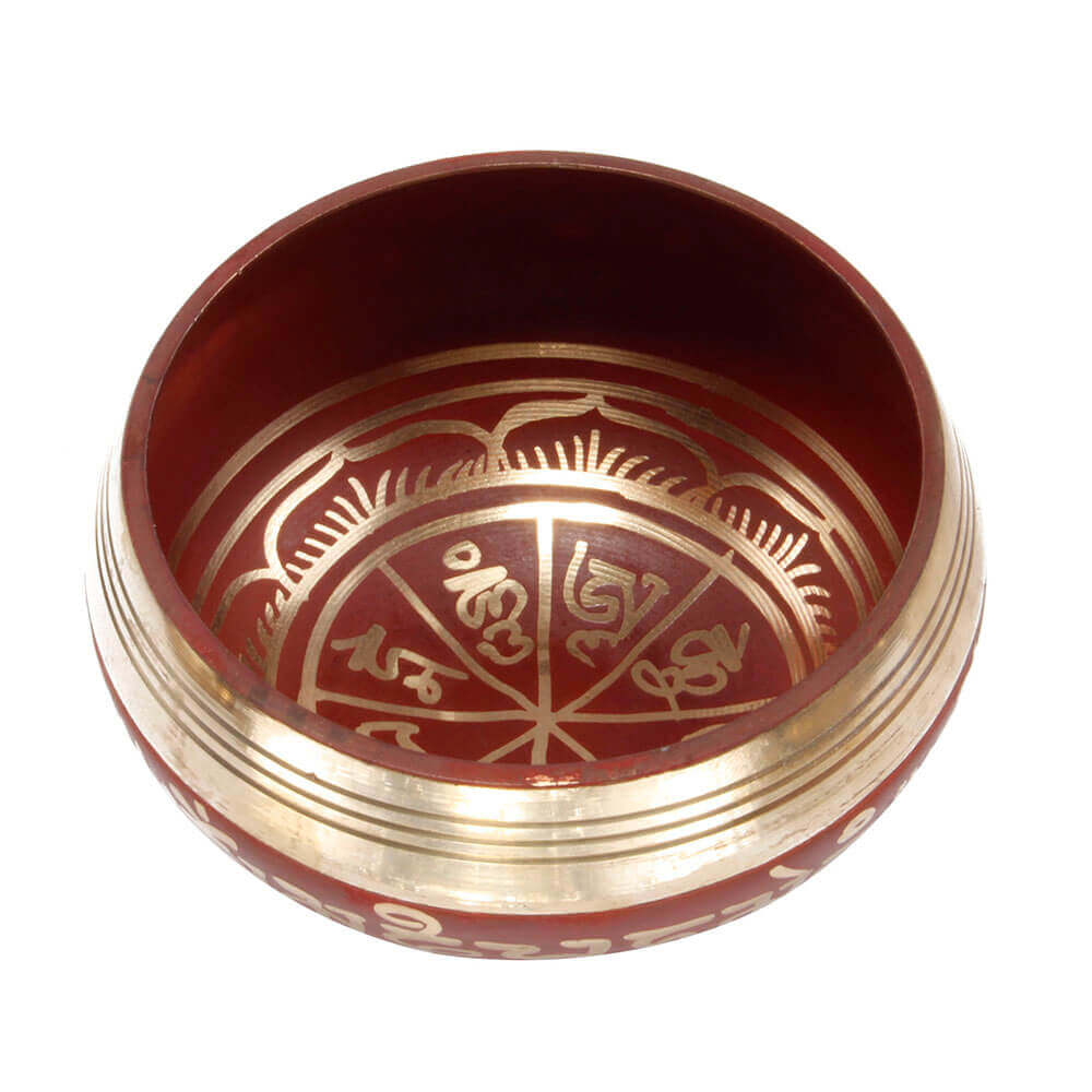 Red Compassion Mantra – Handcrafted Spiritual Decor for Peace ...